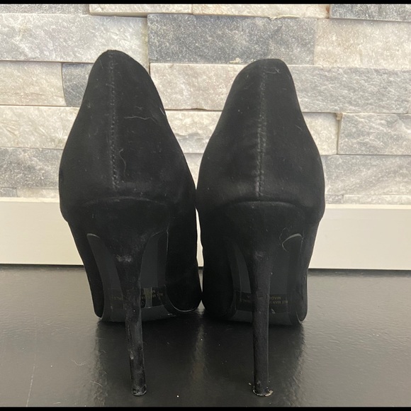 Shiekh Velvet Lace-Up Heels - Picture 4 of 7